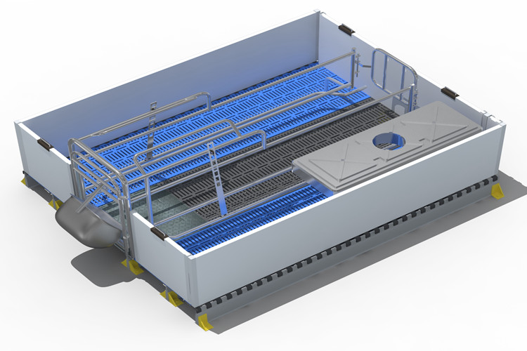 Galvanization Canging Crate в сельском хозяйстве свиньи