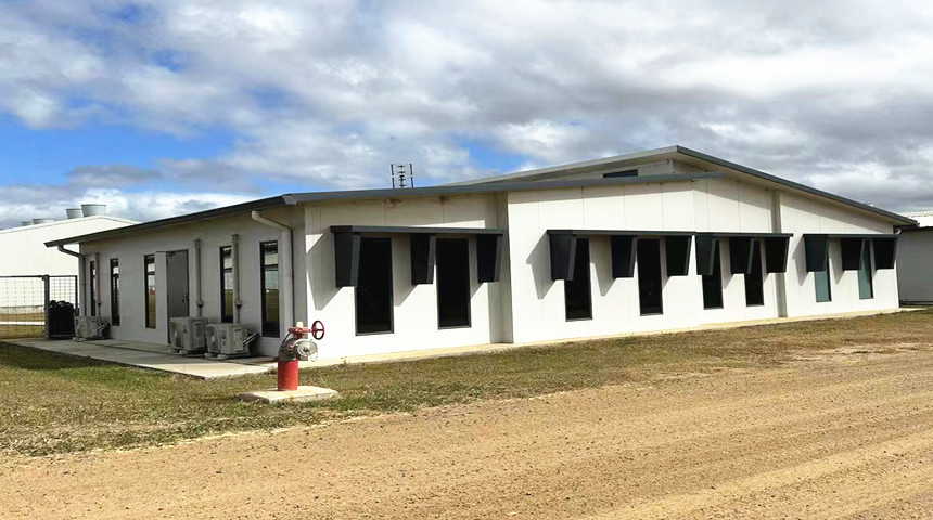 Сборной дом со световой стальной конструкцией в Австралии