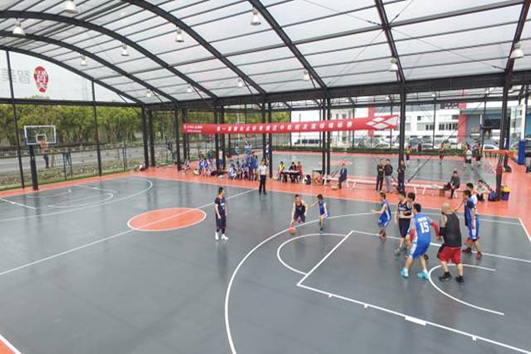 Сборные стальные залы для баскетбольной площадки в помещении