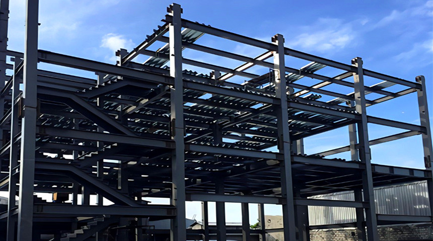 Многоэтажное здание стальной конструкции для завода по переработке пищевых продуктов на Мальдивах