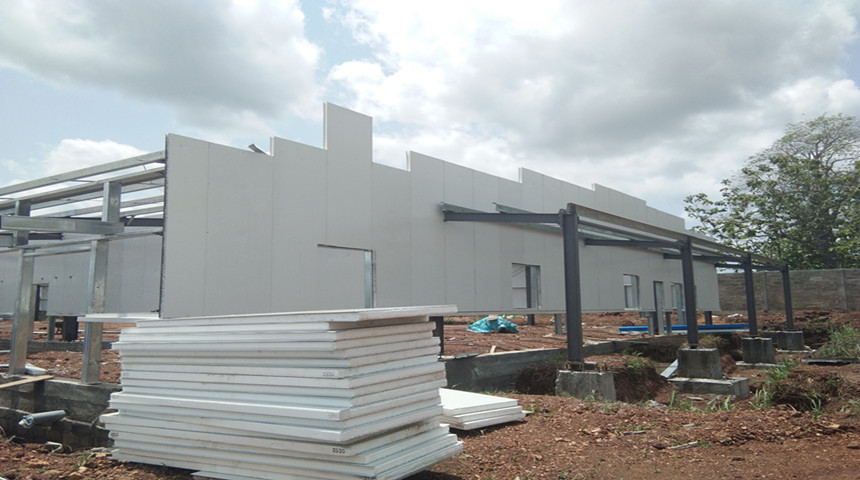 Стальная сандвич настенная панель