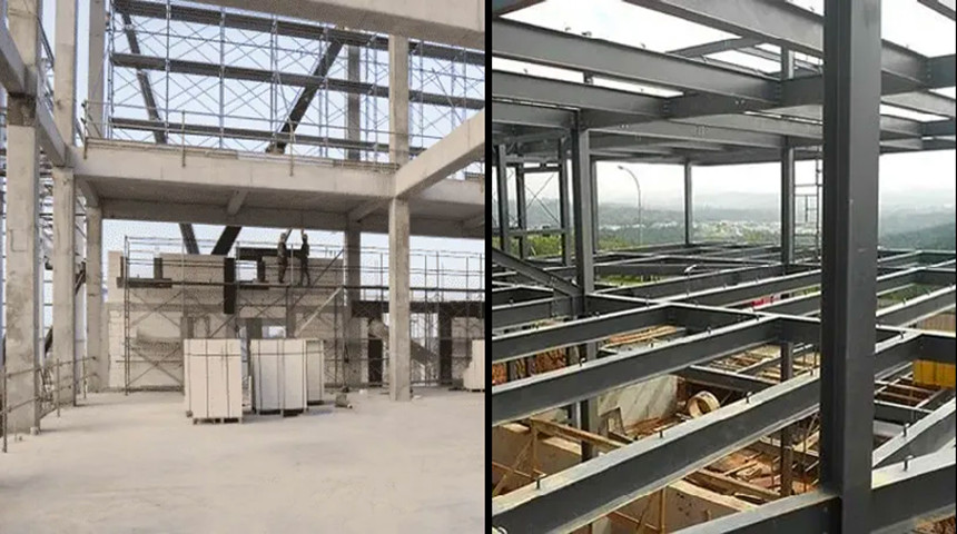 Светлая стальная конструкция