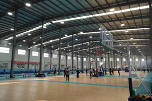 Сборные стальные залы для баскетбольной площадки в помещении
