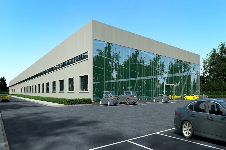 стальная конструкция стеклянной навесной стены