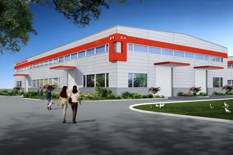 здание завода