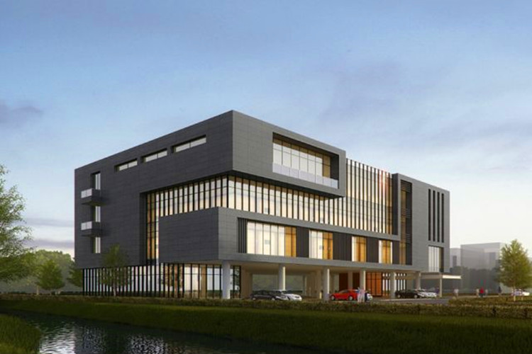 Многоэтажное стальное здание