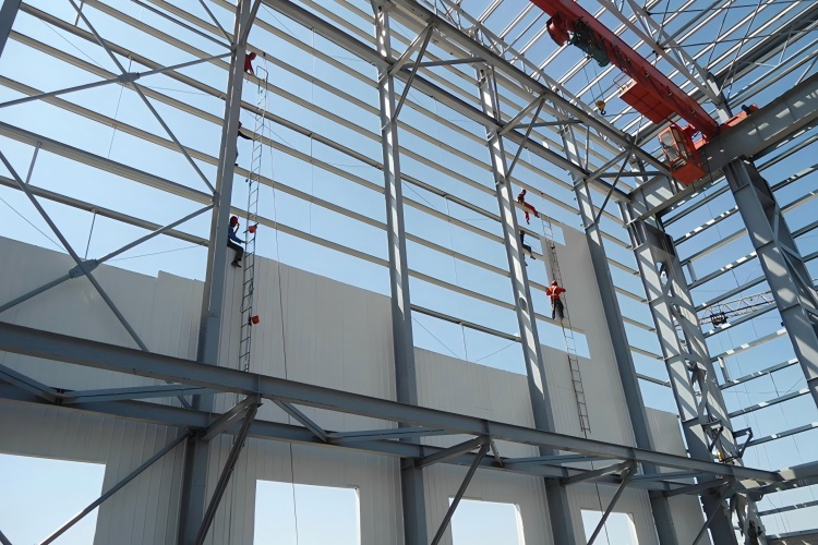 стальная конструкция завода