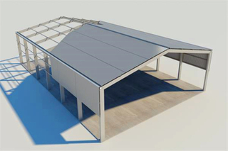 Prefab Industrial Warehouse Steel Construction Construction