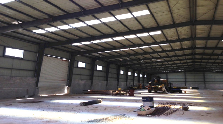 Картина стальной конструкции