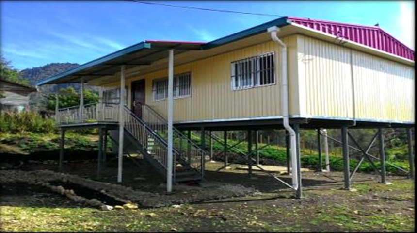 Prefab Houses со стальным хасисом в Папуа -Новой Гвинее