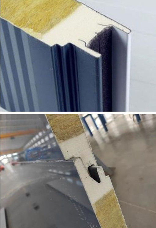 Сэндвич-панель с рок-ячейкой с PU Edge-2