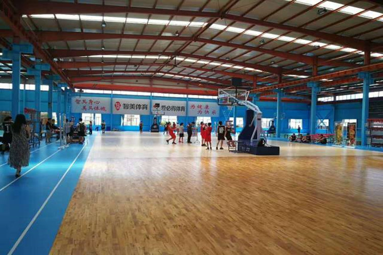 Внутренняя спортивная арена для баскетбола и футбола со структурой металлической рамы