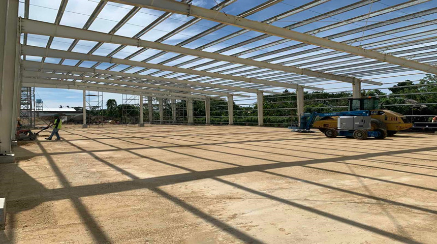 Окрашенная стальная рама